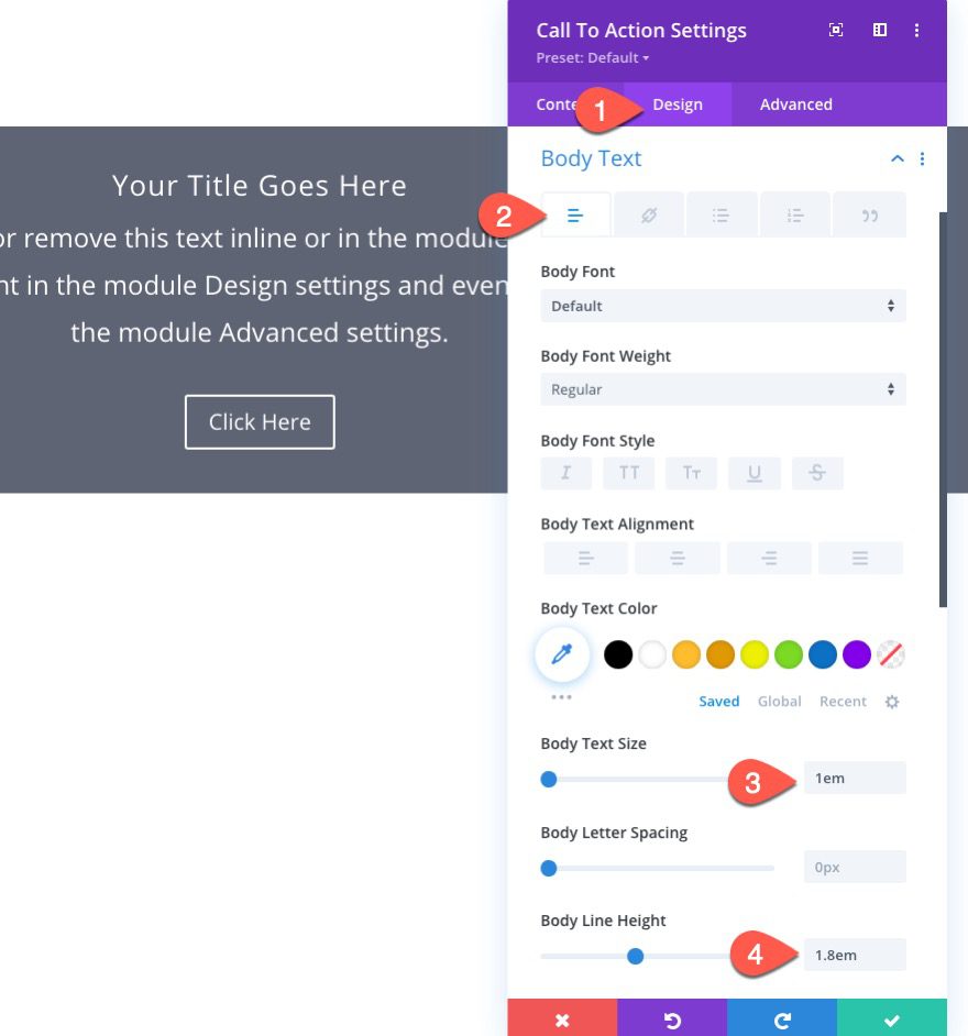 responsive fluid divi module