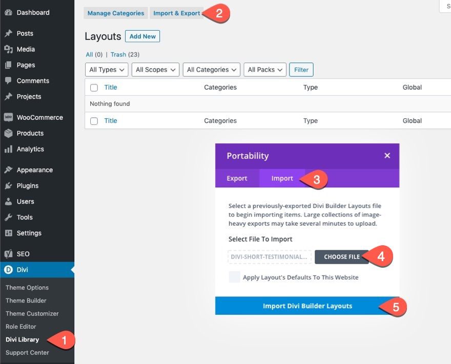 divi compact testimonial slider