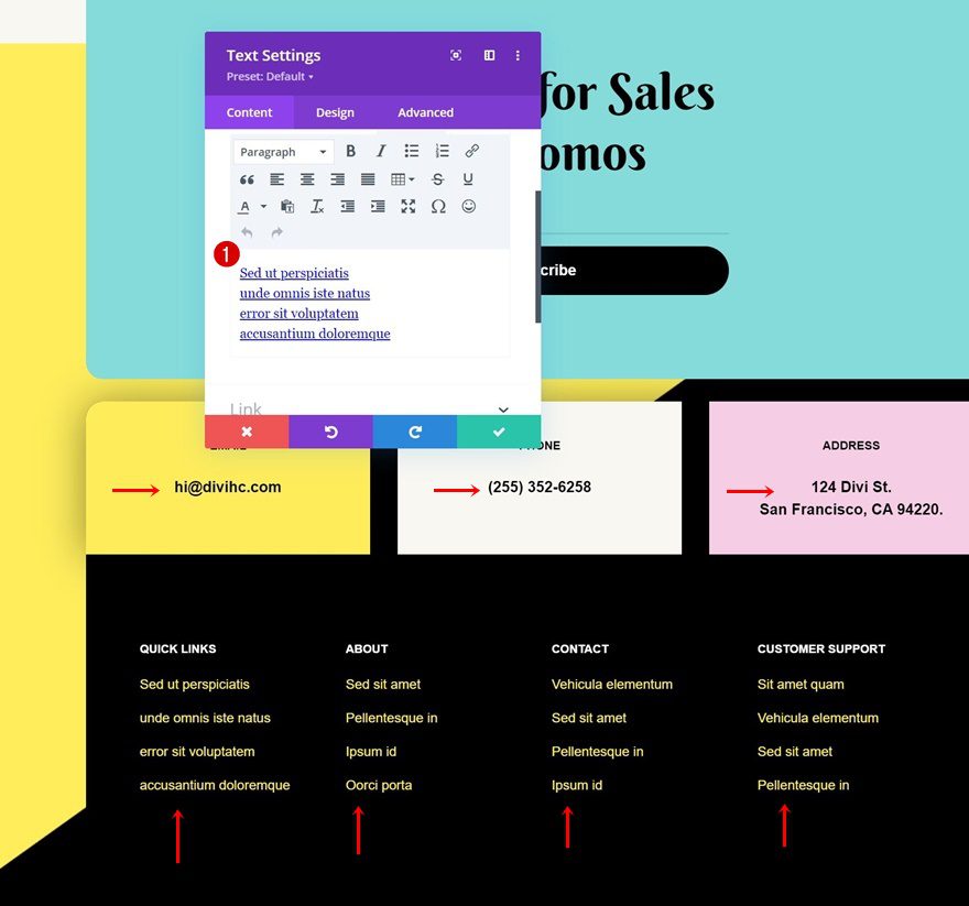 homemade cookies header footer