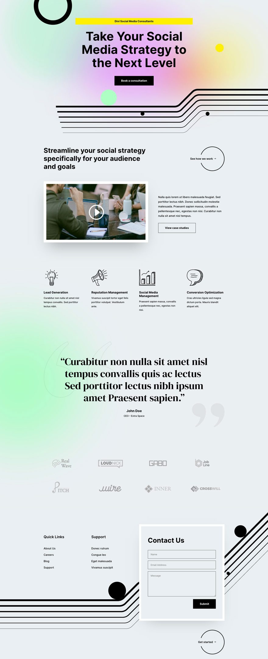 social media consultant website