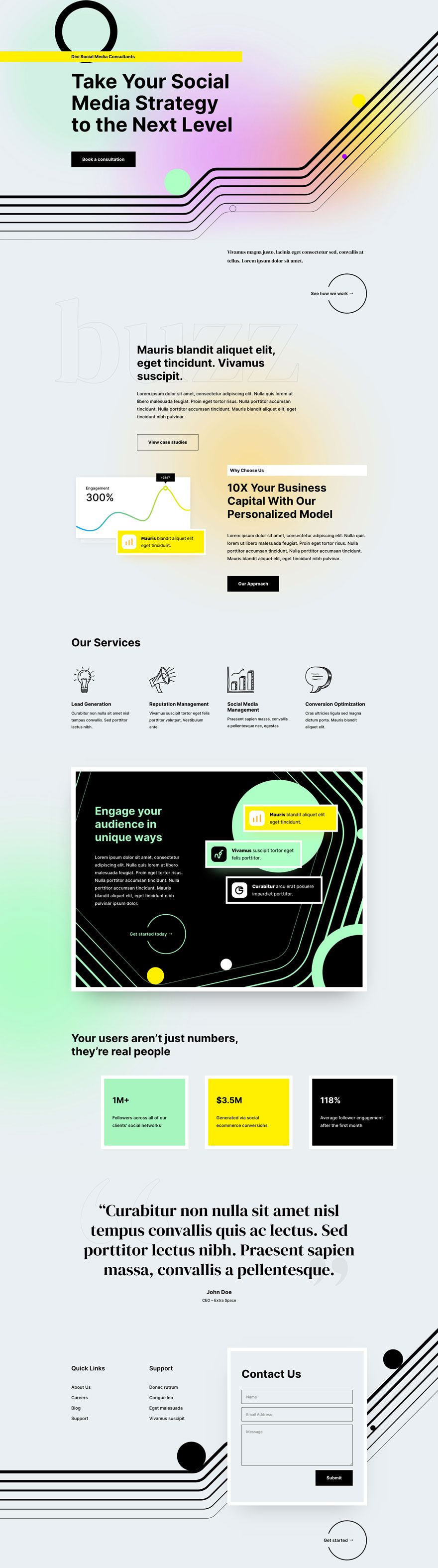 social media consultant website