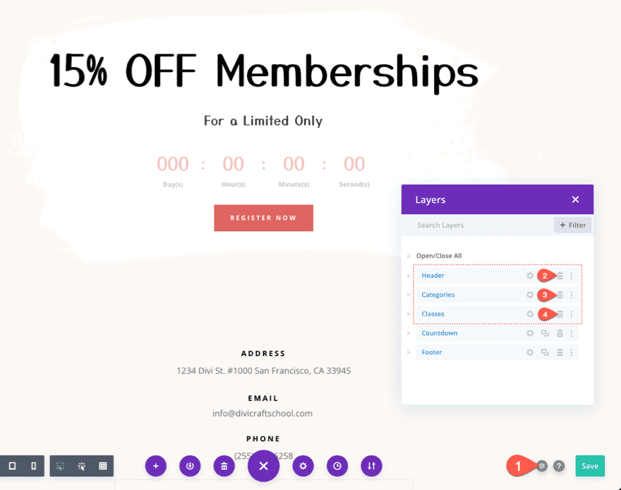 time conditional content when countdown timer expires