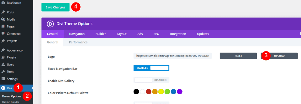 Changing the Site’s Logo