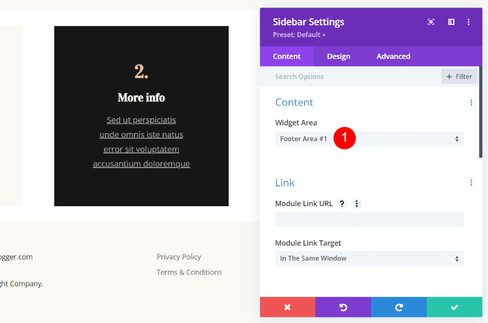 Divi Sidebar Module