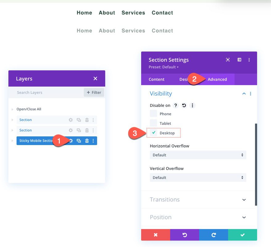 divi sticky header for mobile