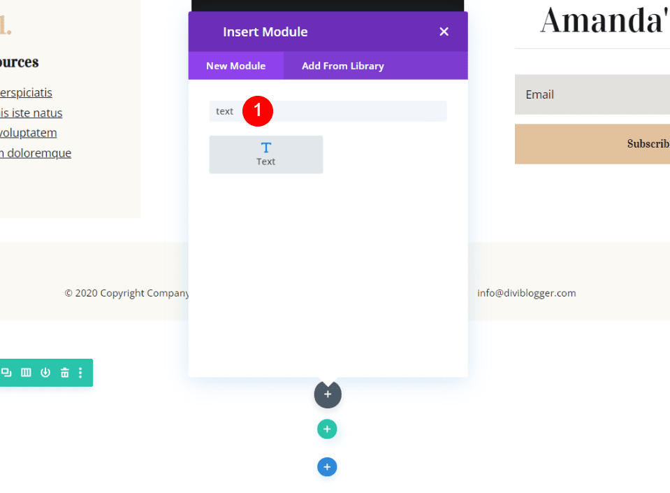 Add a Static Disclaimer to the Divi Footer