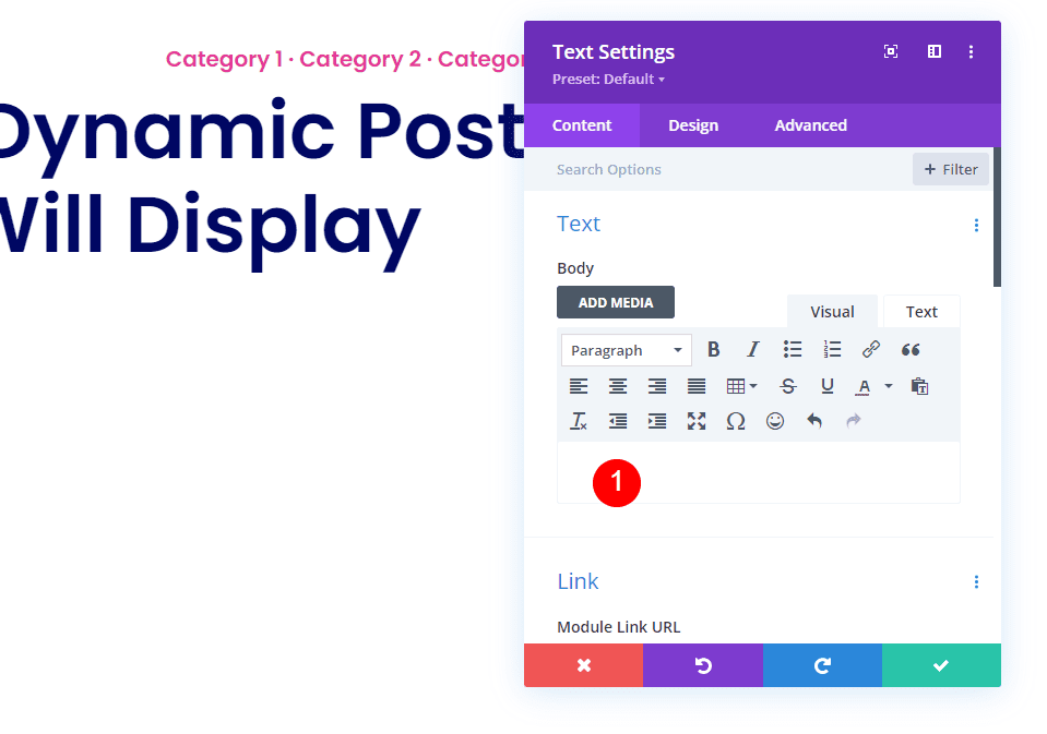 Add a Dynamic Fullwidth Image with a Text Module