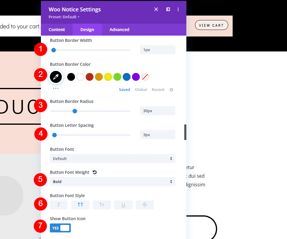 Another Custom Style for the Woo Notice Module