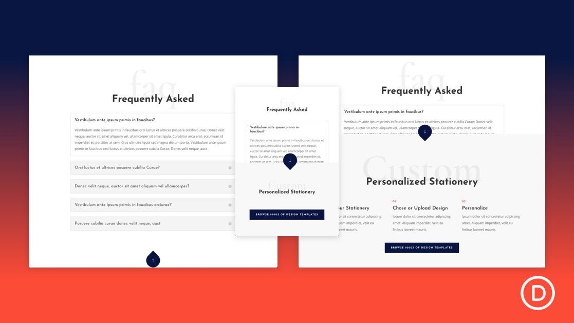 Design a Floating Footer Drawer