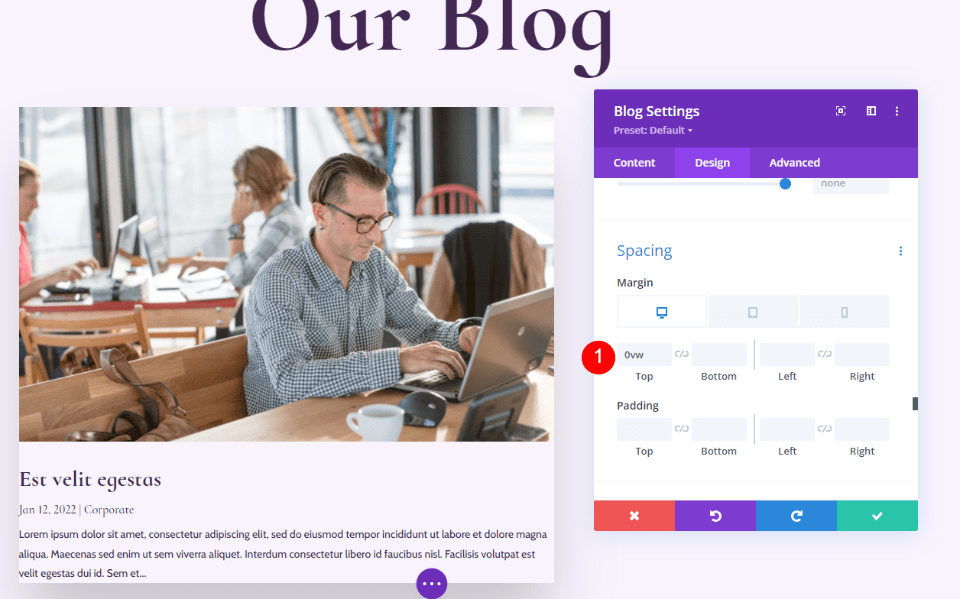 Add and Style the Featured Blog Post Module