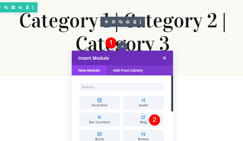 Add the First Blog Module