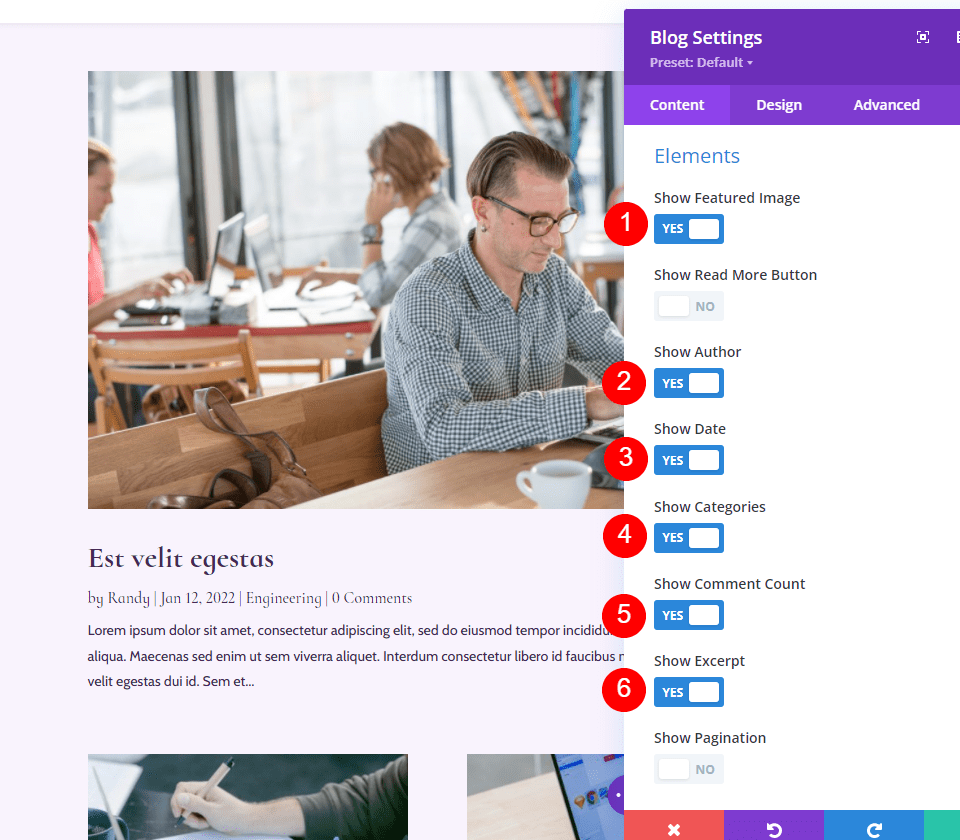 Elements in Multiple Modules Element Combinations