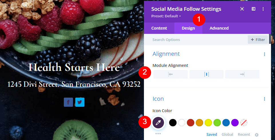 Style The Social Media Follow Module