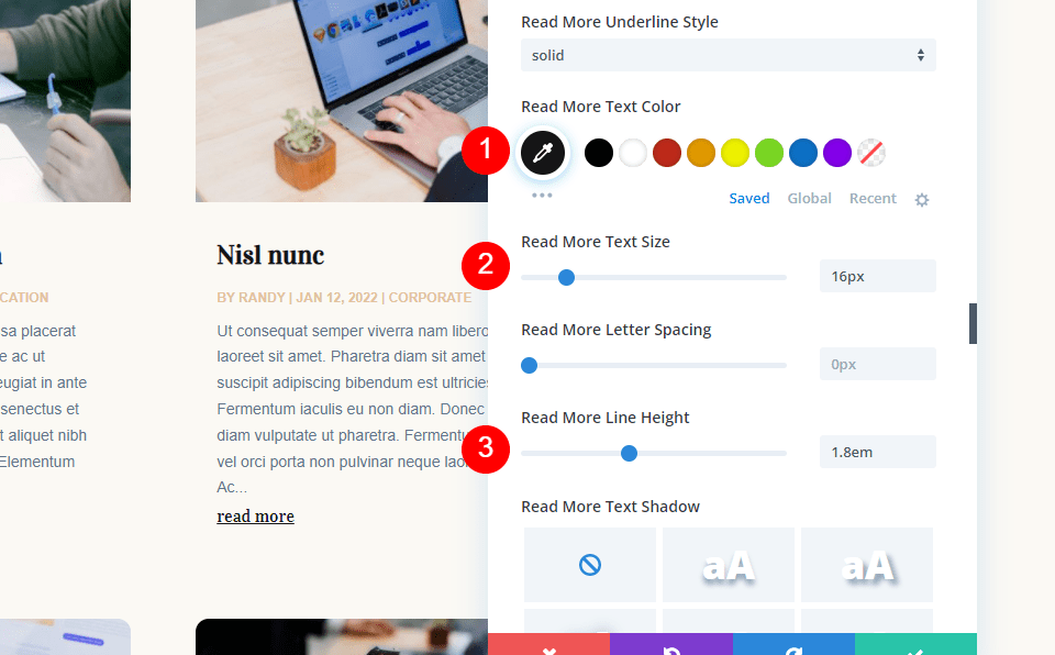 Style the Second Blog Module