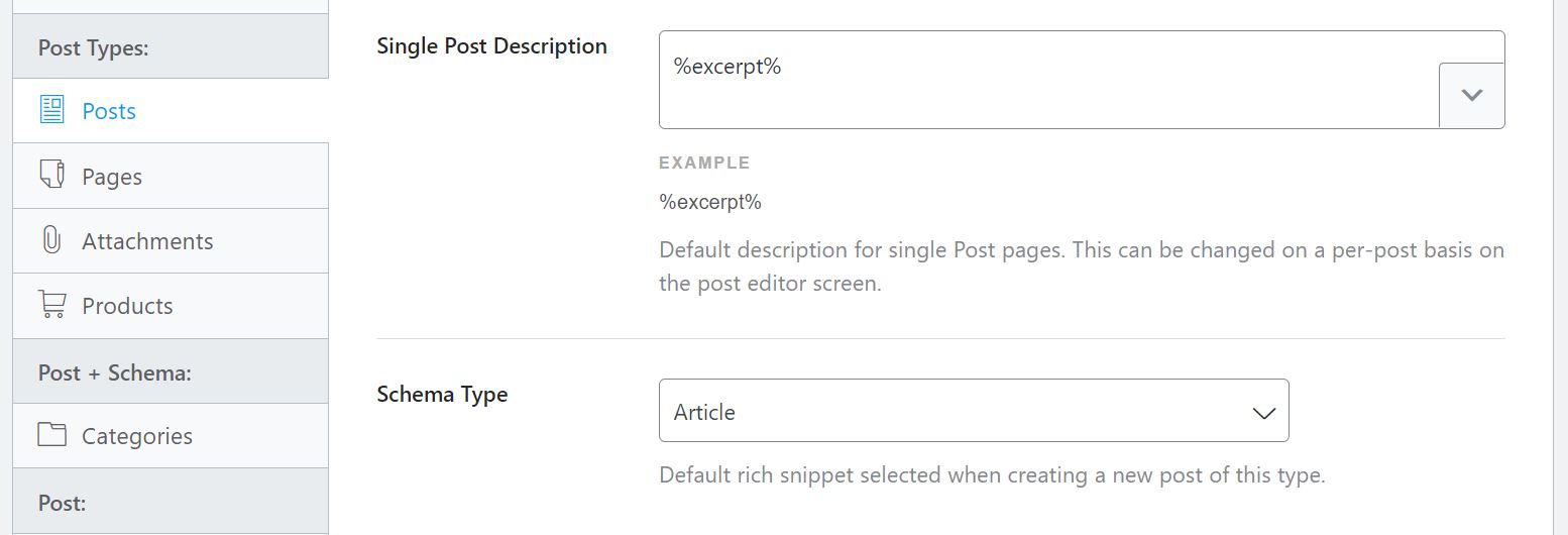 Editing schema types in Rank Math