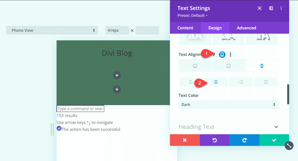 Divi Fullwidth vs Regular Menu Module Regular Mobile Alignment