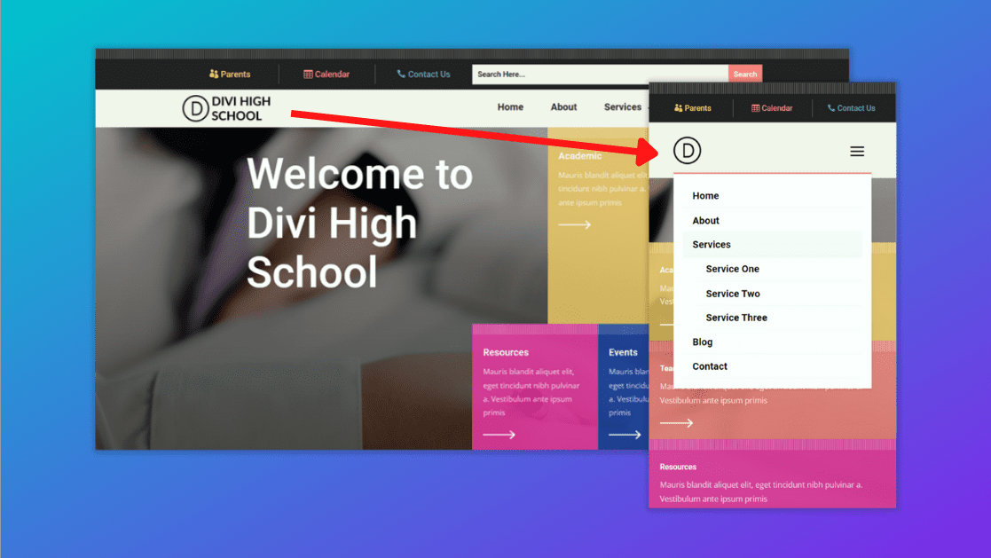How to Add a Responsive Logo to Your Fullwidth Menu Module in Divi