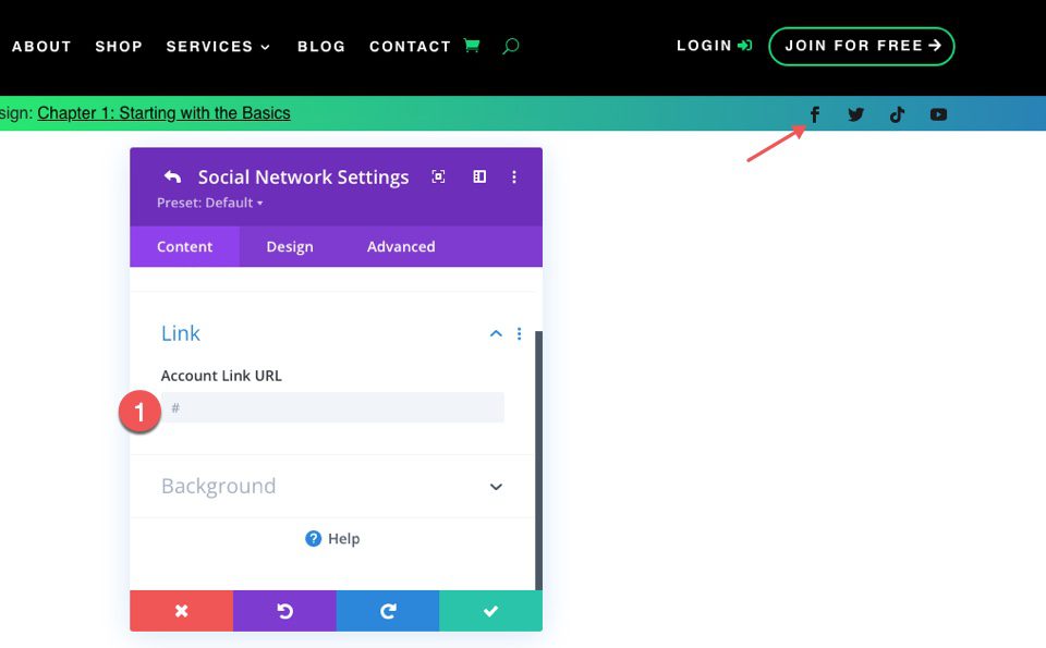 Header and Footer Template for Divi's Online Course Layout Pack