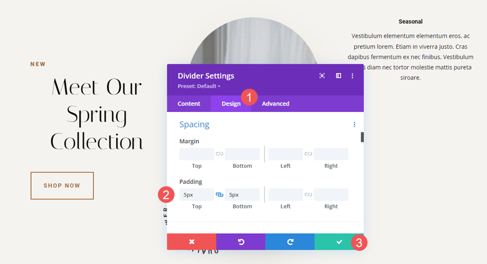 Invisible Divider Example Two