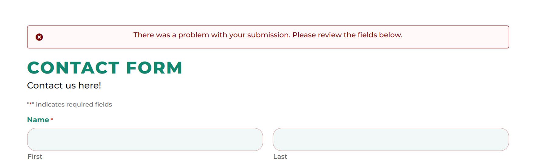 Divi Plugin Highlight Divi Gravity Forms Validation Error