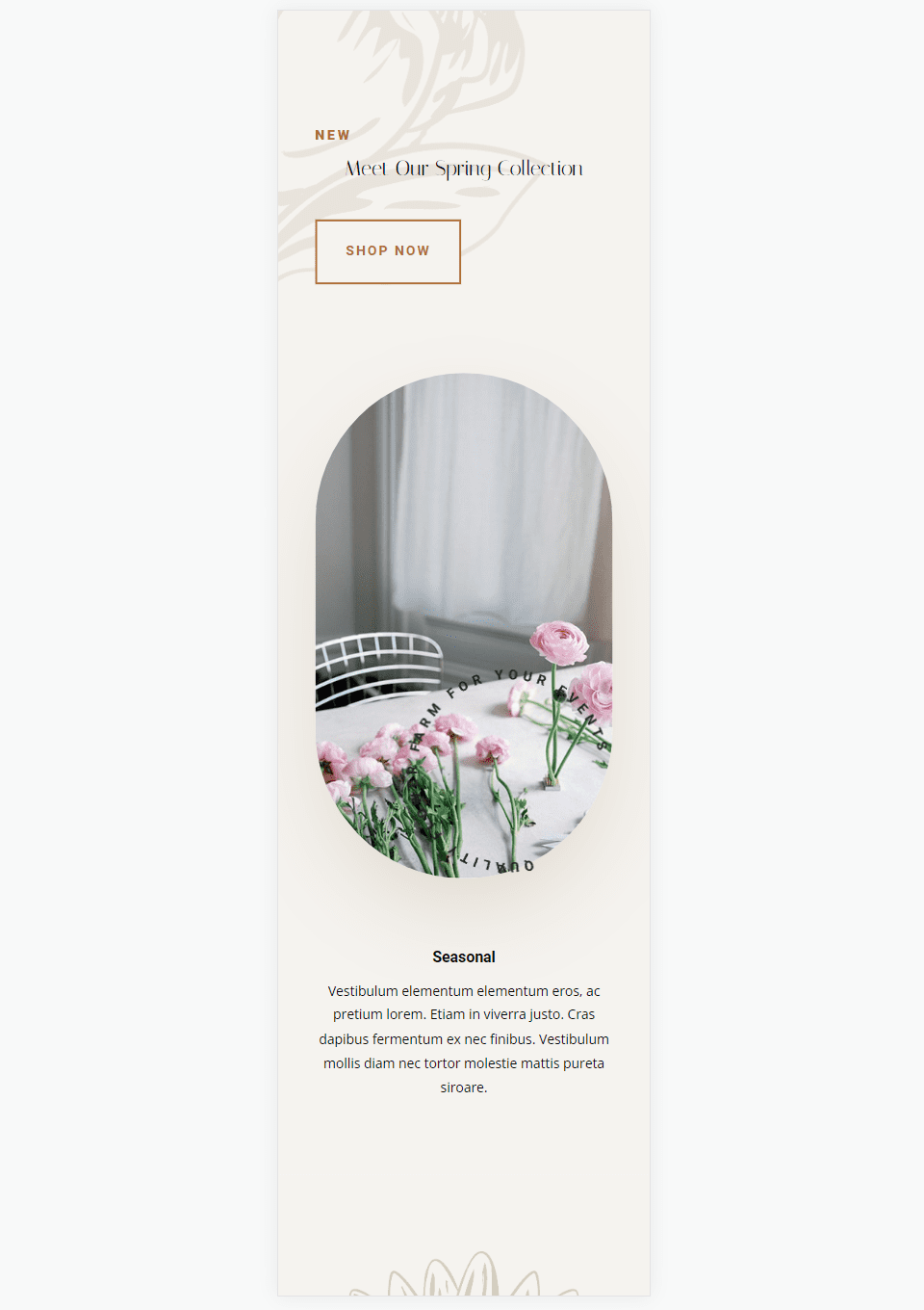 Phone Invisible Divider Example Two