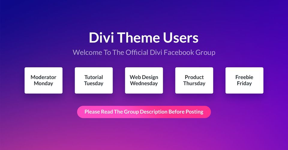 Divi Theme Users and Community
