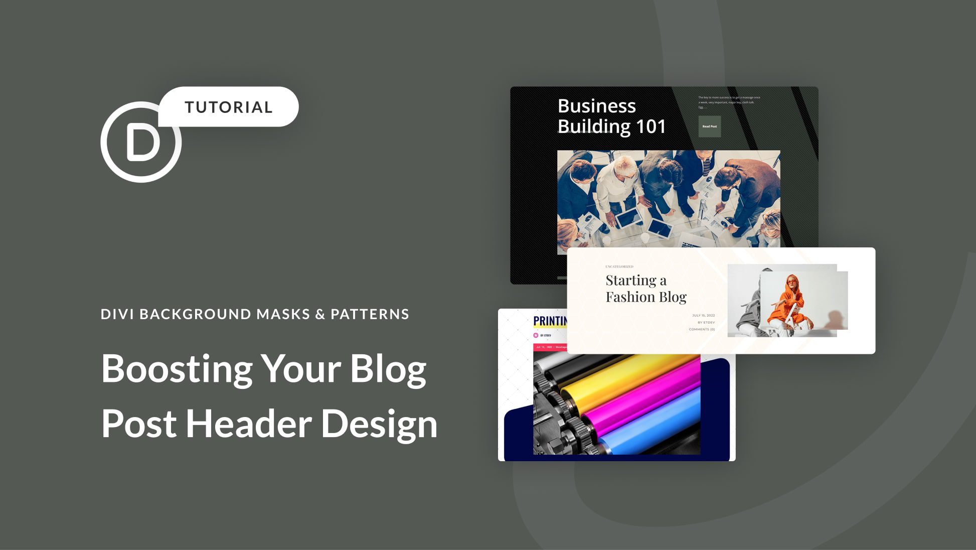 How to Boost Your Blog Post Header with a Background Mask & Pattern Design in Divi