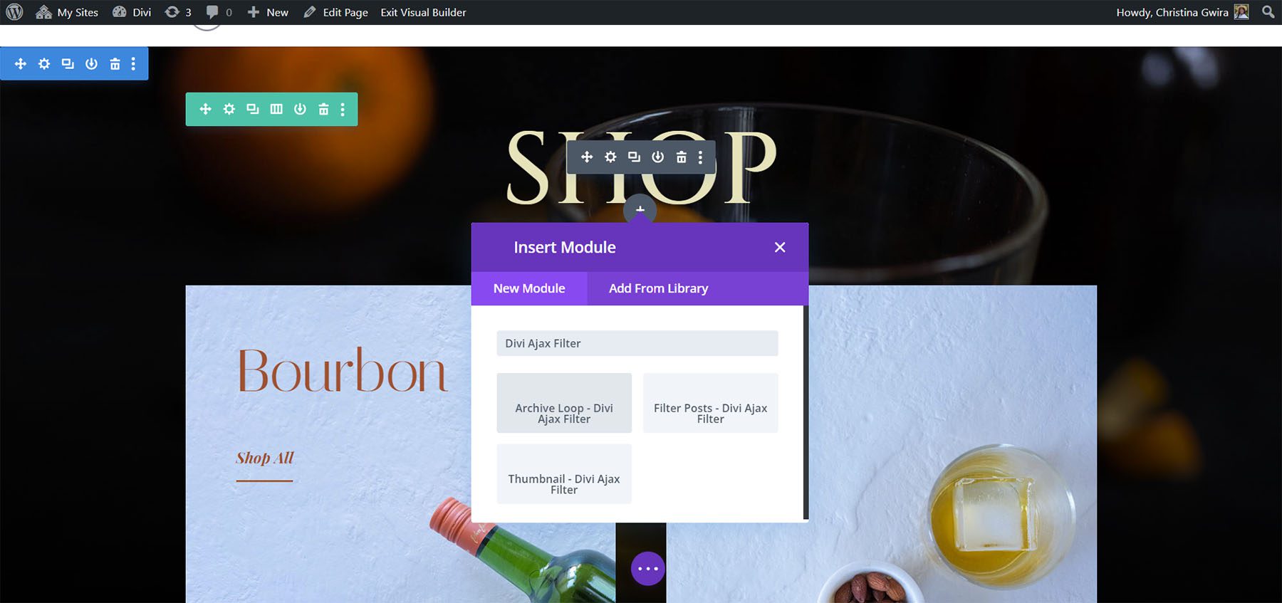 The Divi Ajax Filter Modules