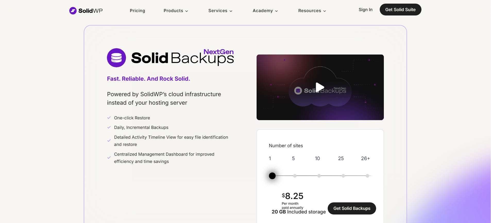 Solid Backups (Previously Backup Buddy) - LP - May 2025