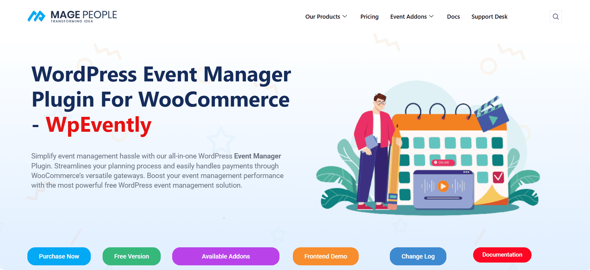 WpEvently - Homepage - June 2025