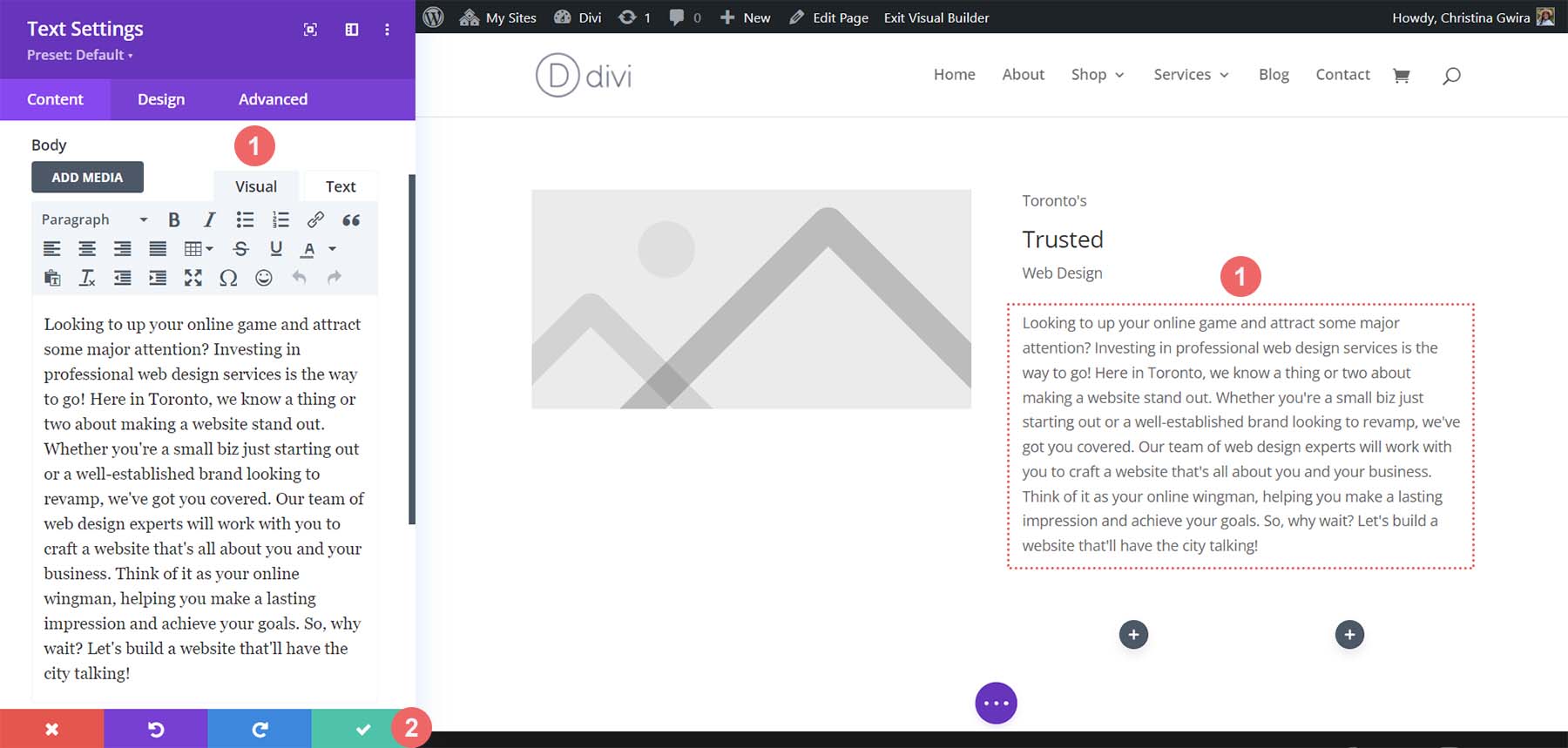 Add paragraph from ChatGPT to second text module