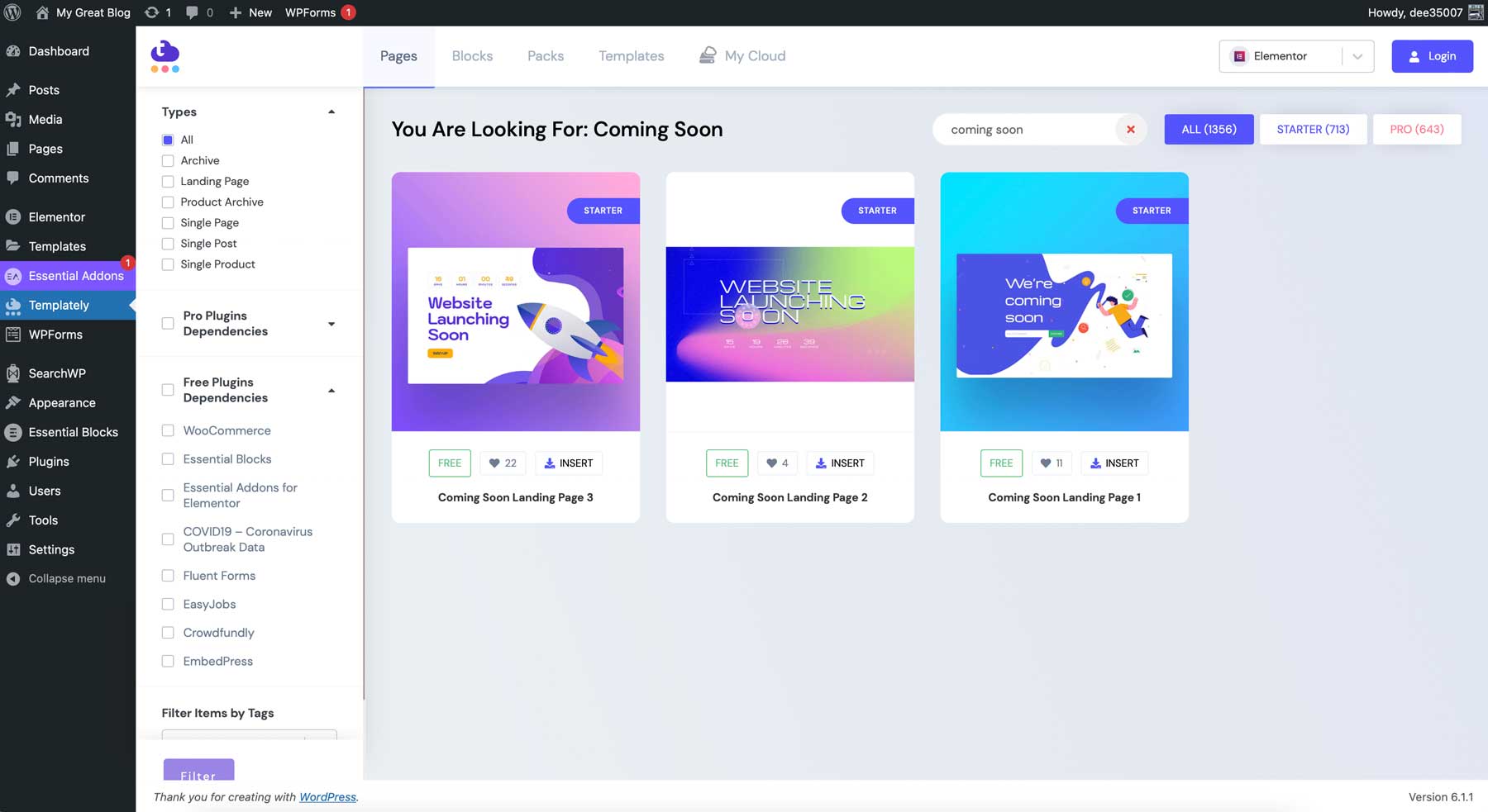 coming soon layout pack