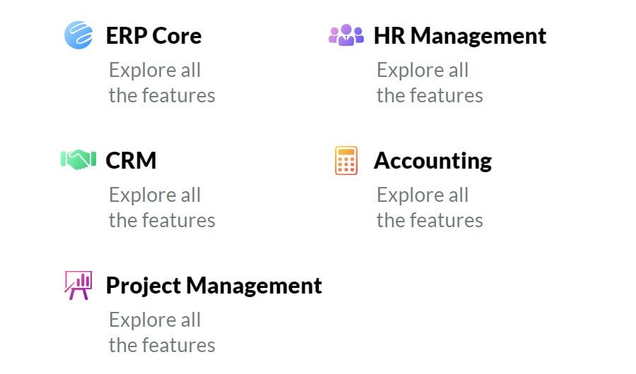 WP ERP Solutions Modules