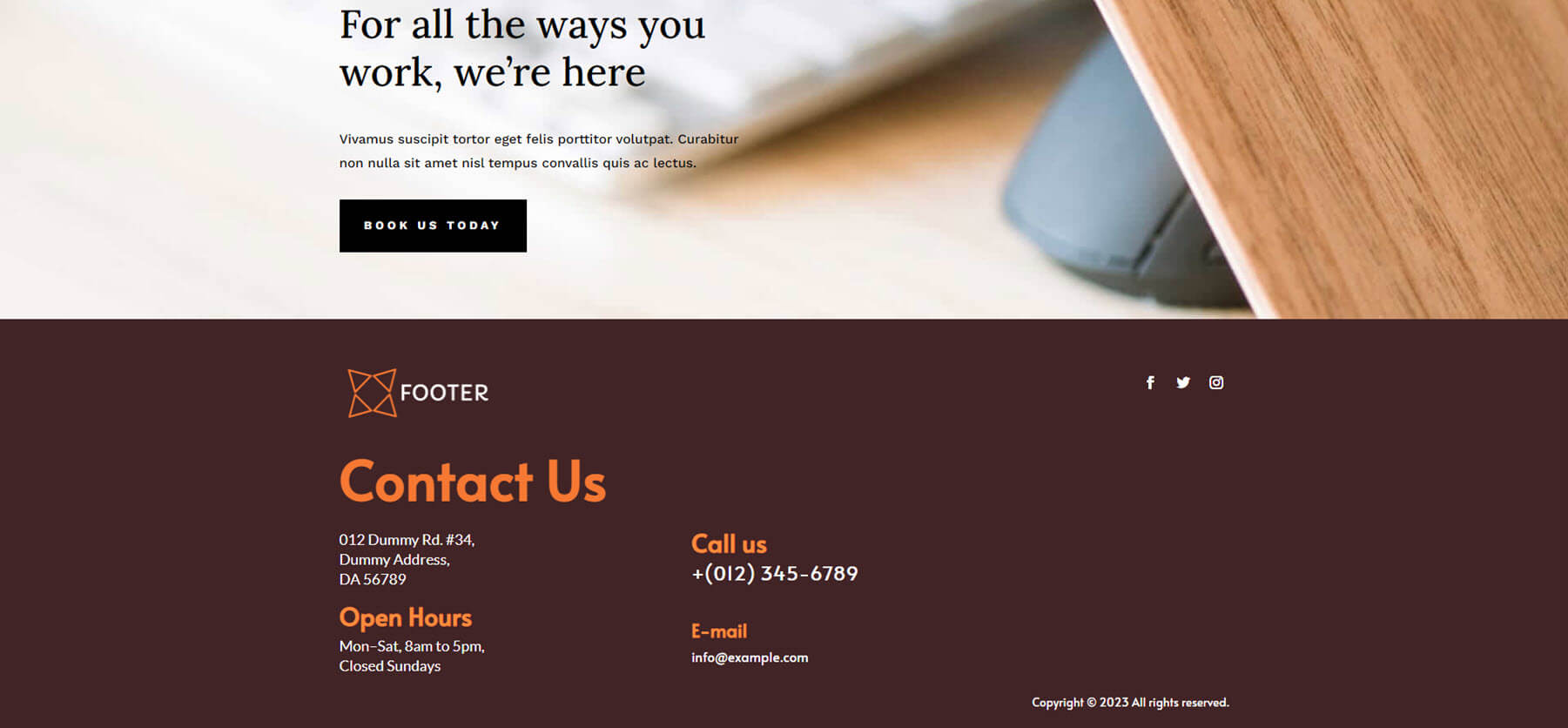 Divi Footers Pack Layouts