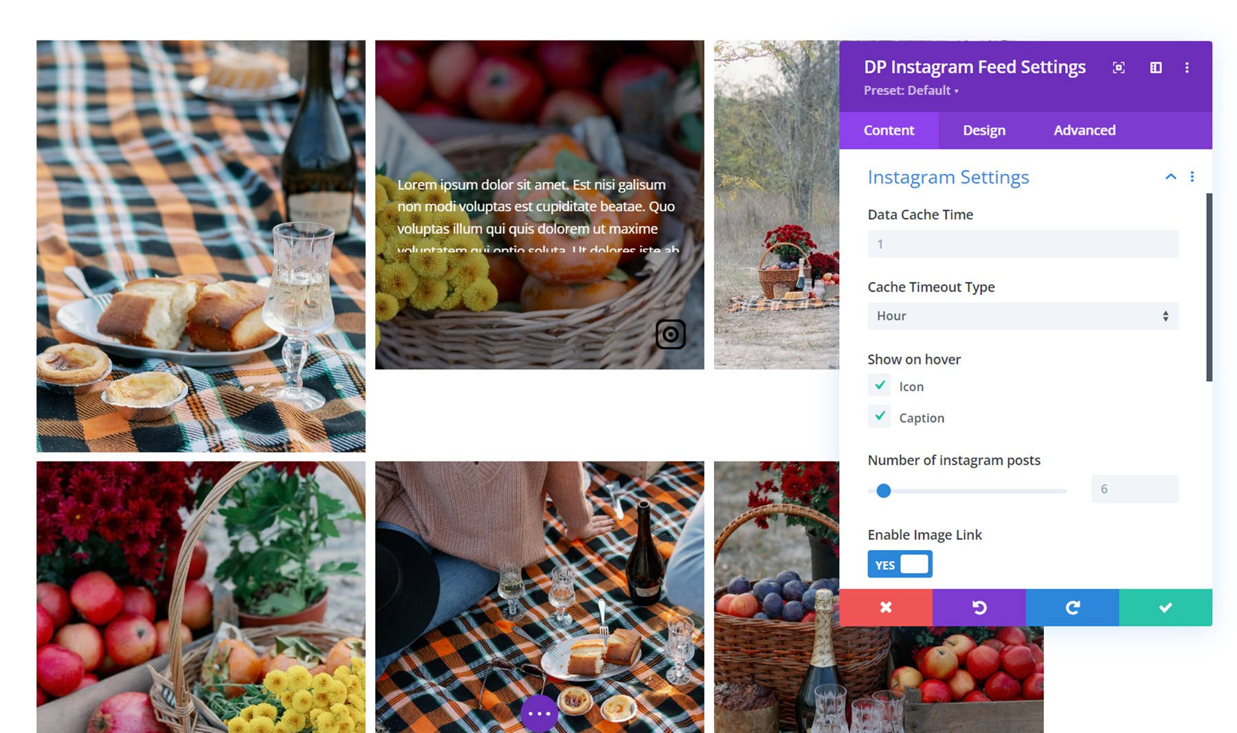 Divi Social Plus Instagram Feed Instagram Settings