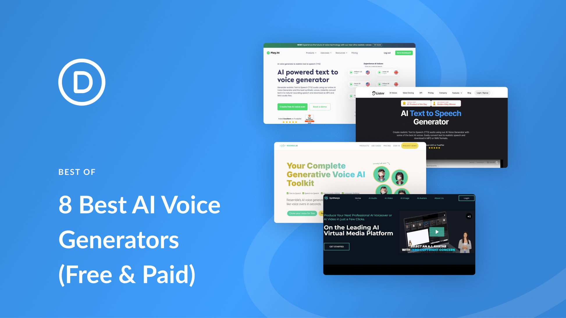 8 Best AI Voice Generators in 2025 (Compared)