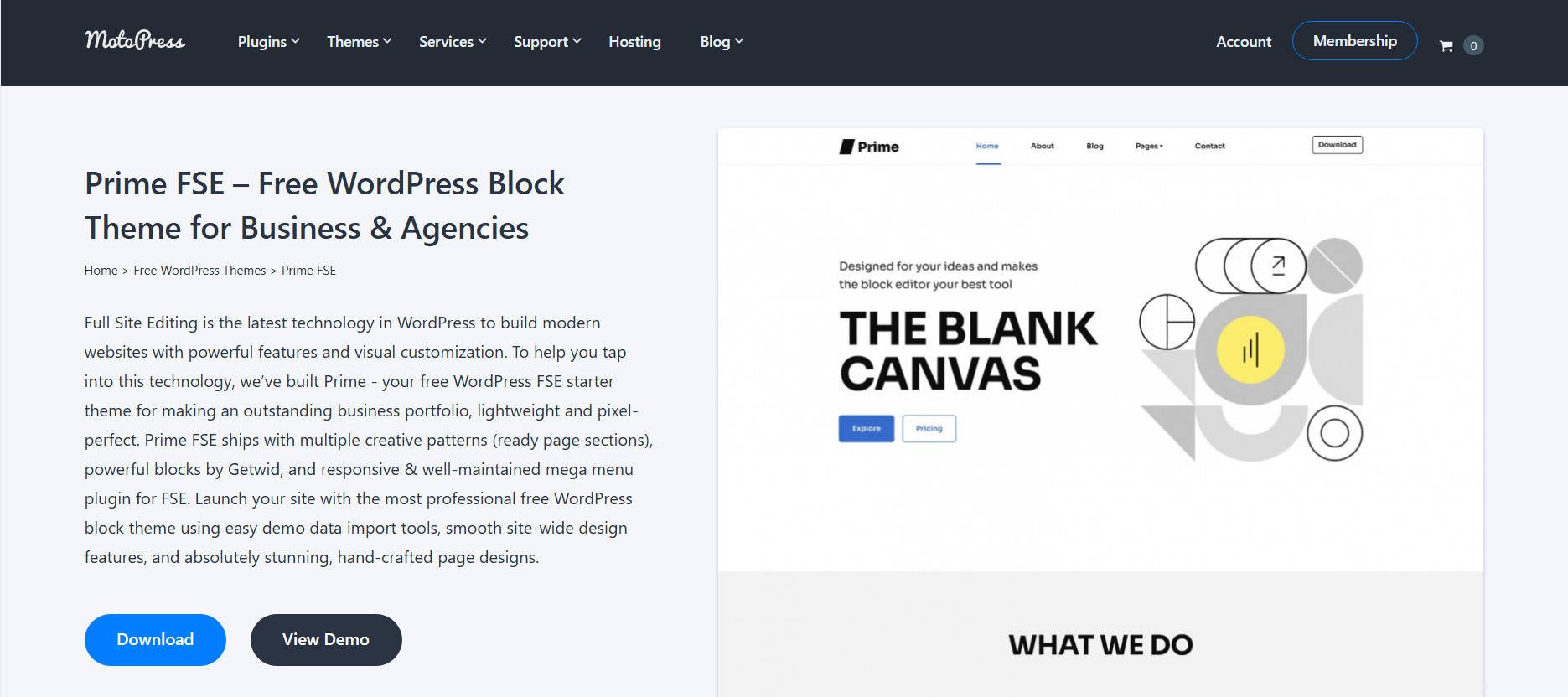Prime FSE Landing Page - September 2025