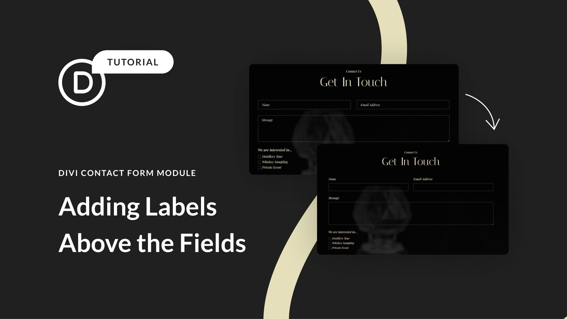 How to Add Labels Above the Fields in Divi’s Contact Form Module
