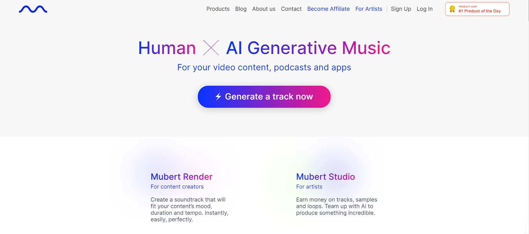 Mubert AI generative music