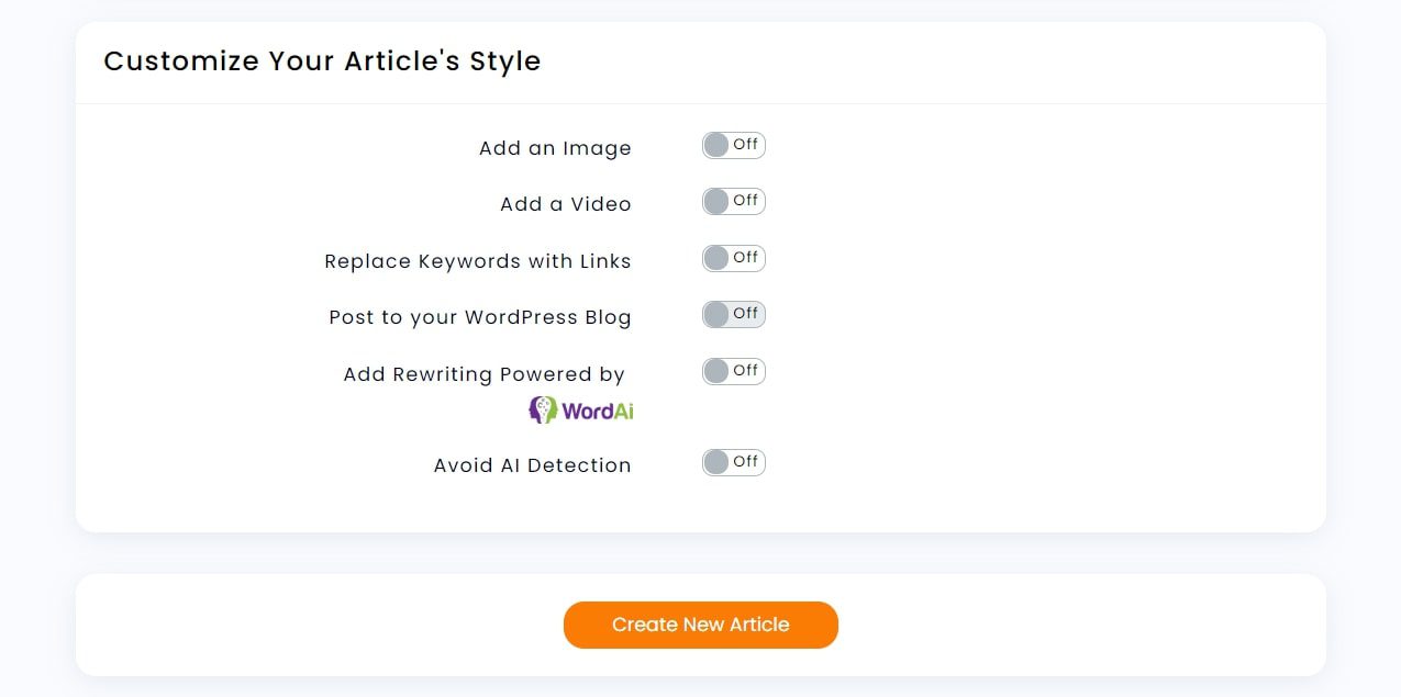 Article forge generating essays