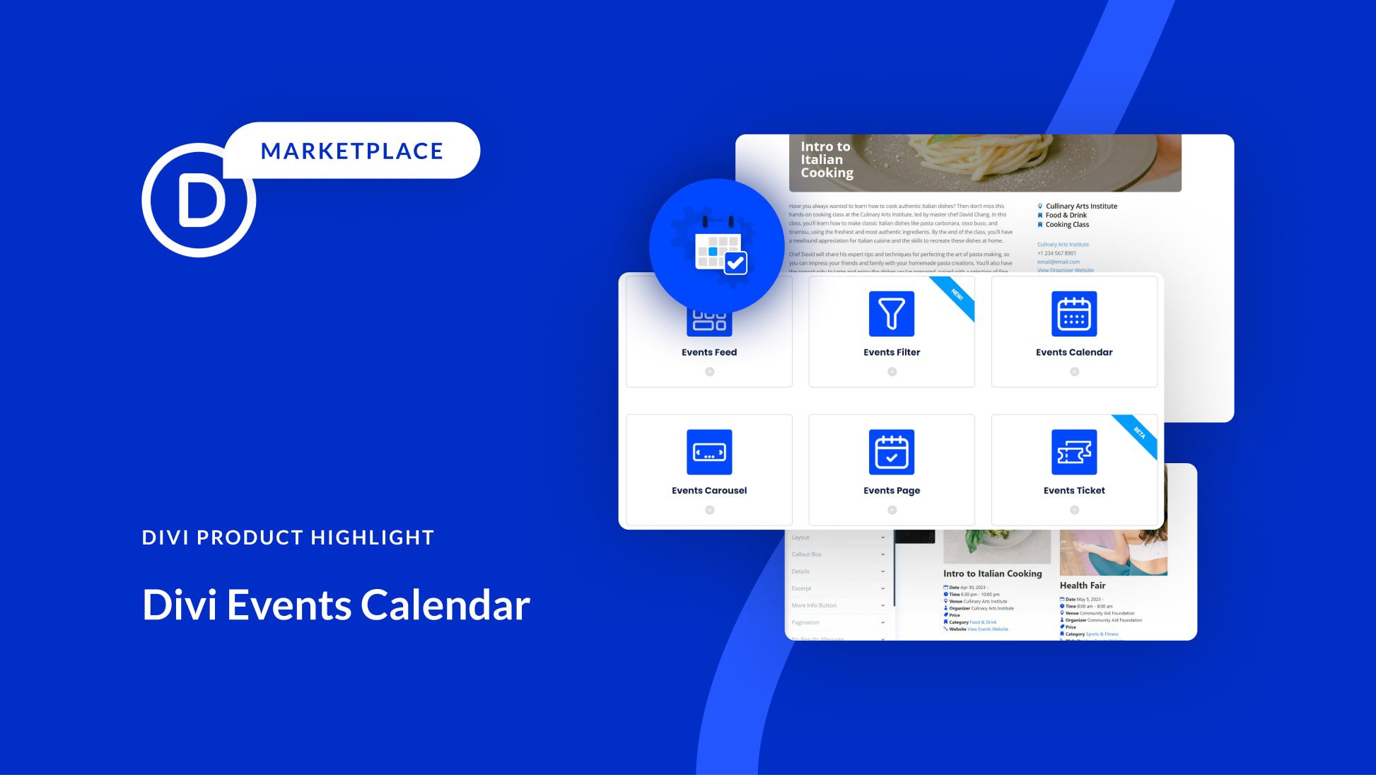 Divi Product Highlight: Divi Events Calendar