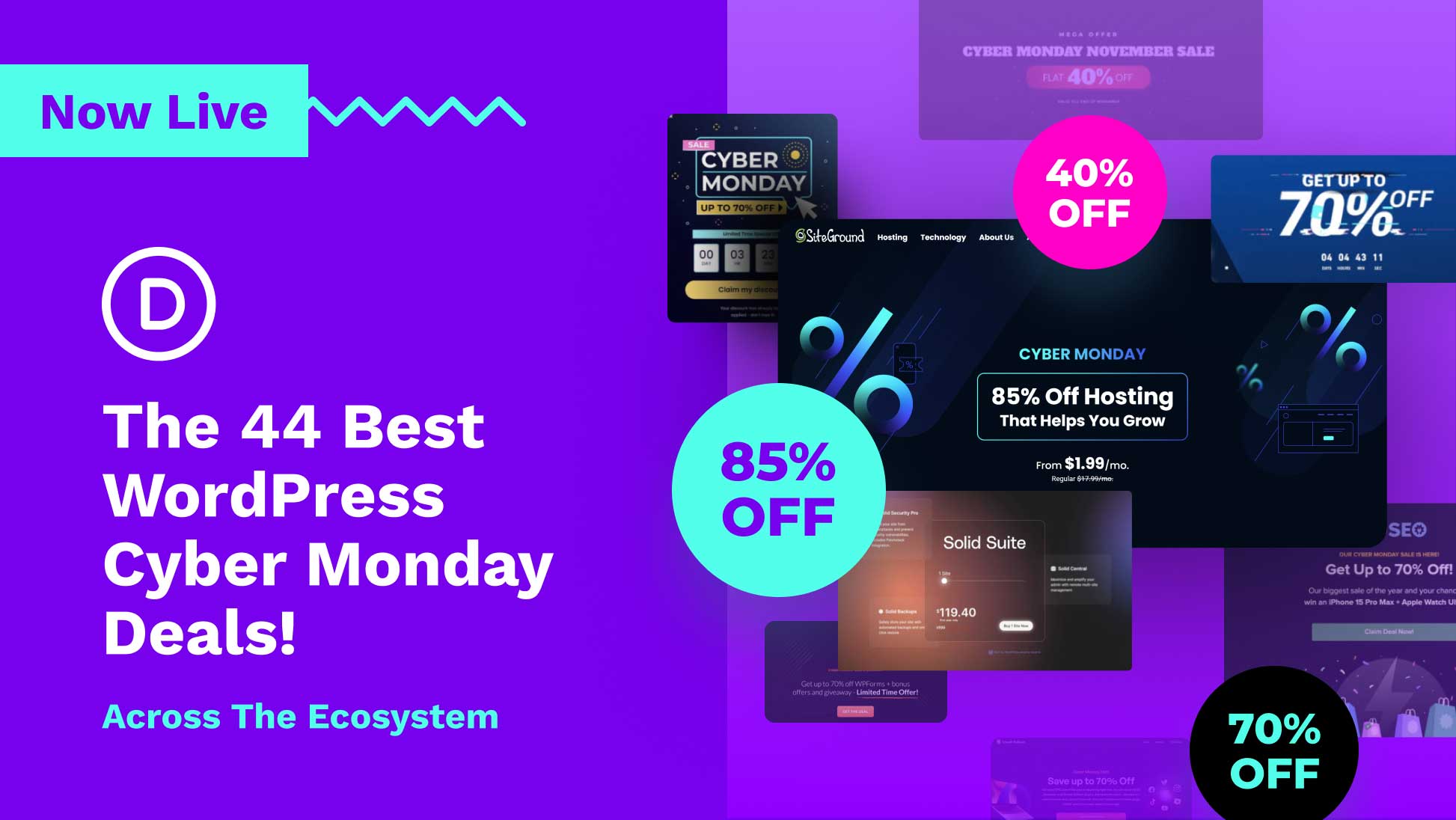 👋 We Uncover The 46 Best WordPress Cyber Monday Deals! (Across The Ecosystem)