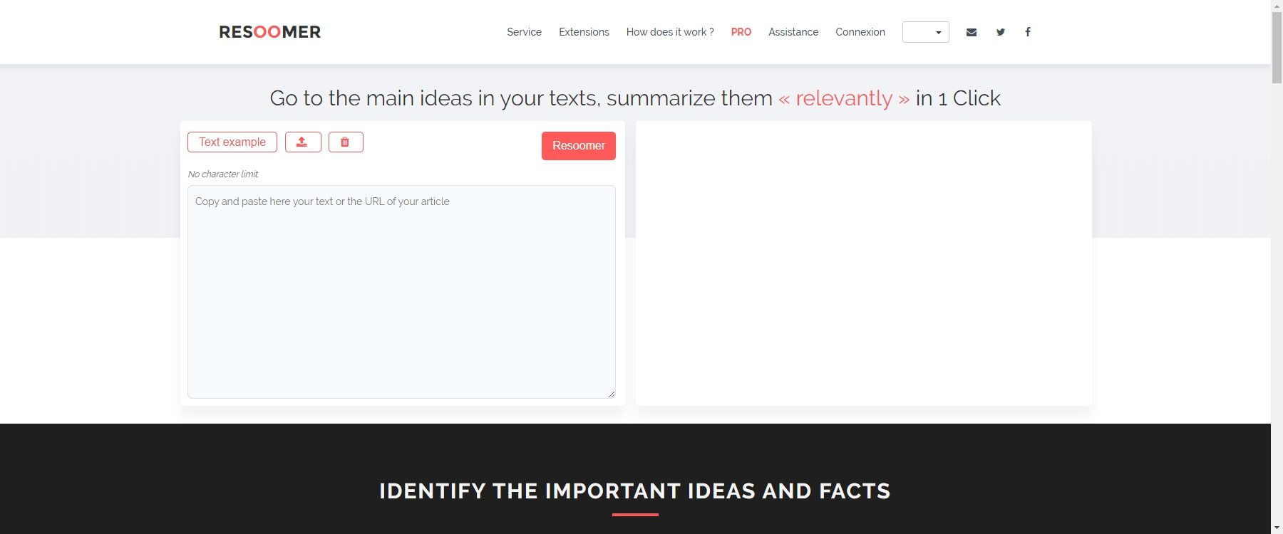 resoomer ai summarization tools