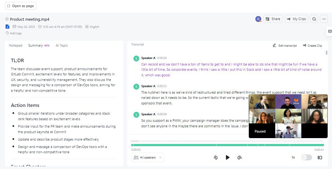 Airgram Recorded Meeting