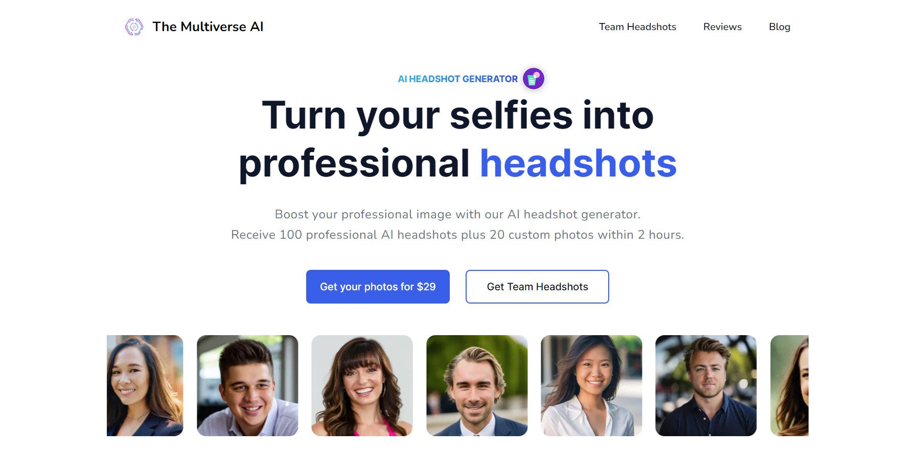 The Multiverse AI - Homepage - July 2024