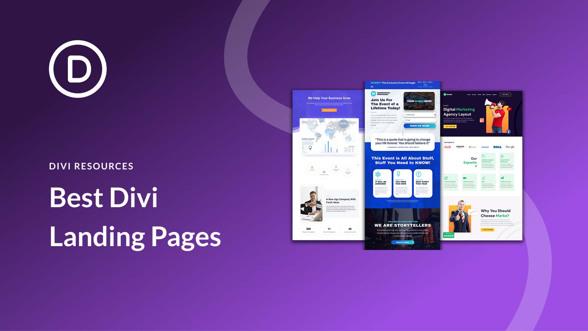6 Best Divi Landing Pages to Boost Conversions (2025)