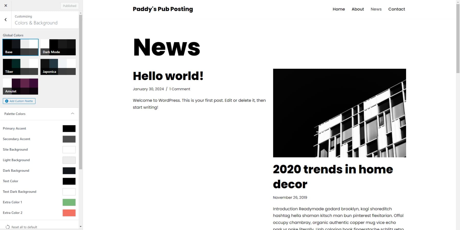 A screenshot of Neve's user interface