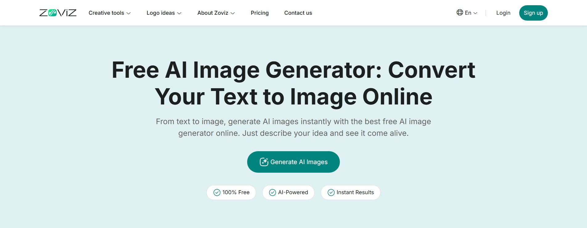 Zoviz - Homepage - June 2025