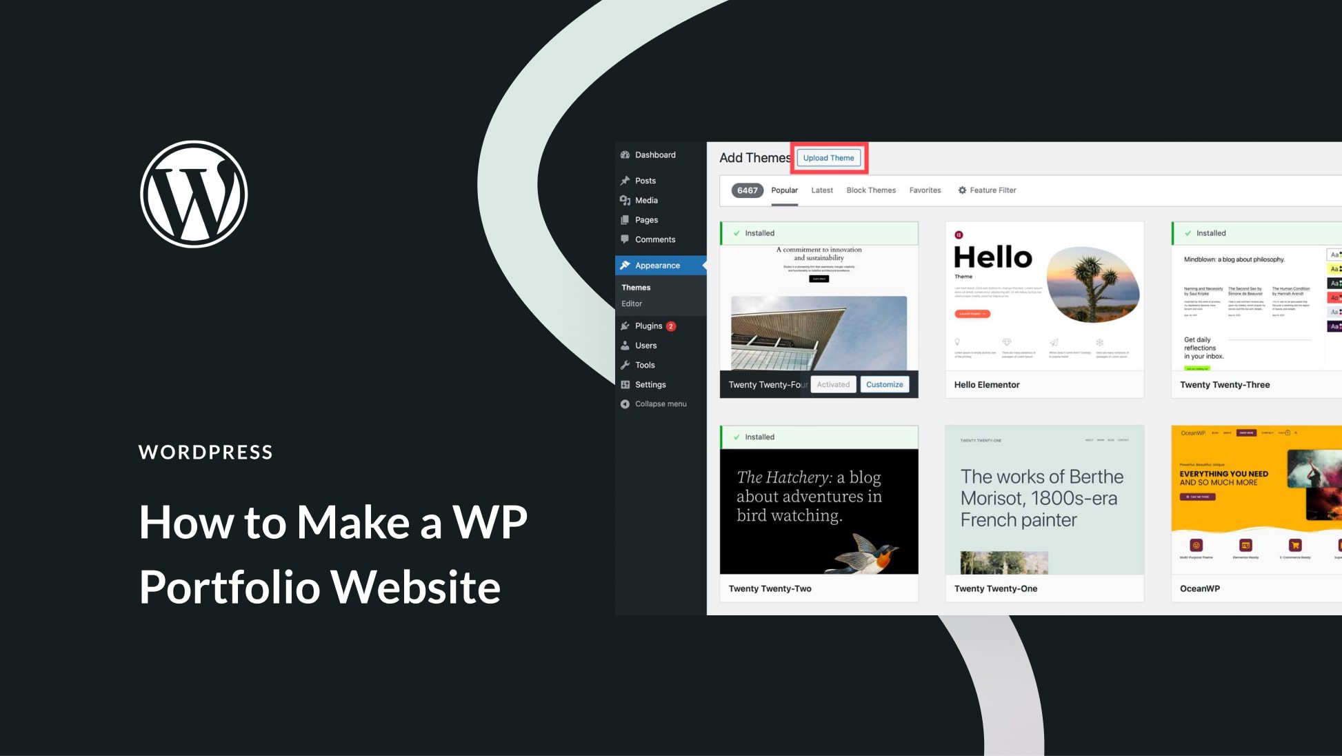 How to Make a Portfolio Website with WordPress (2025 Guide)