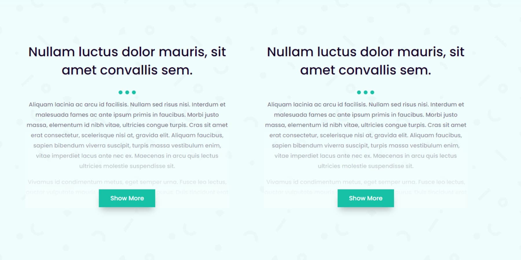 A screenshot of reveal module